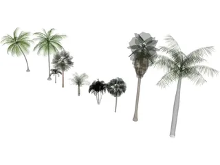 Tree Collection 3D Model preview
