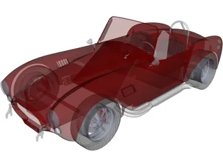 Shelby AC Cobra 3D Model preview