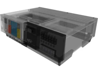 JVC HR-7100U VCR 3D Model preview