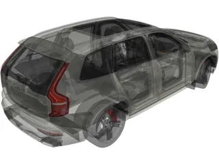 Volvo XC90 (2015) 3D Model preview