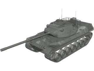 Leopard 1 3D Model preview