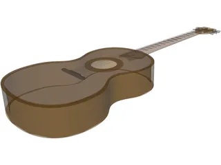 Guitar 3D Model preview