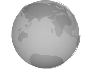 Earth 3D Model preview