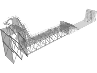 Mega Ramp 3D Model preview