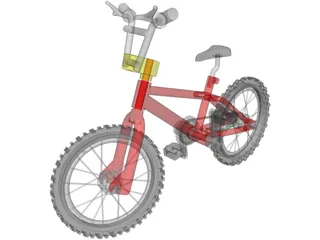 Bicycle 3D Model preview