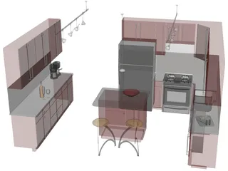 Kitchen 3D Model preview