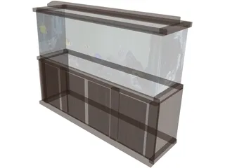 Aquarium 3D Model preview