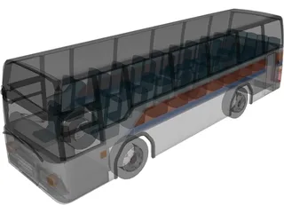 Volvo Bus [+Interior] 3D Model preview