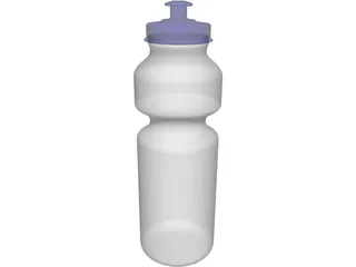 Drink Bottle 500 ml 3D Model preview