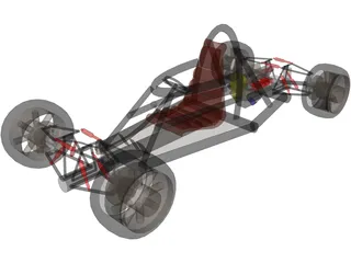 Buggy 3D Model preview