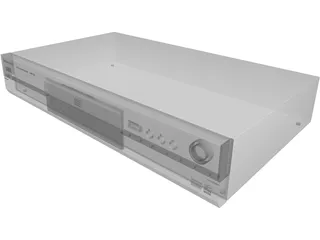 Panasonic DVD Player 3D Model preview