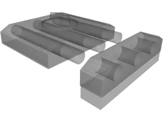 Key Lock for Doors 3D Model preview