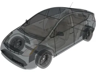 Toyota Prius 3D Model preview