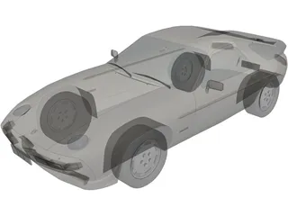 Porsche 928 S 3D Model preview