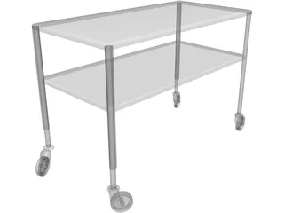 Trolley Hotel 3D Model preview