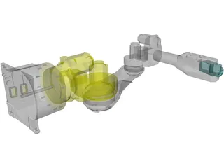 Fanuc M16ib - AM120iB 3D Model preview