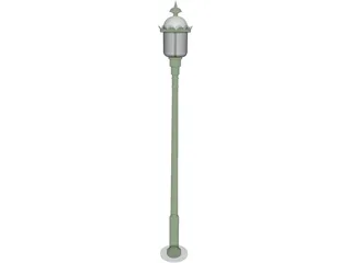 Classic Street Light 3D Model preview