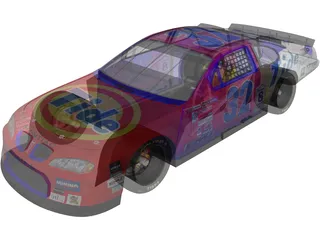 Nascar Stock Car 3D Model preview