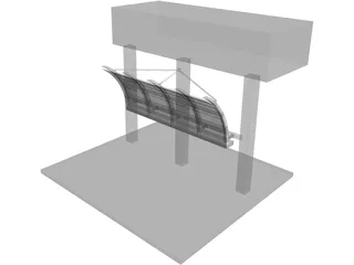 Building Canopy 3D Model preview