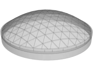 Building Dome 3D Model preview