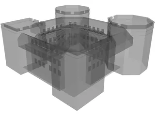 Building Dome 3D Model preview