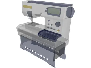 Sewing Machine 3D Model preview