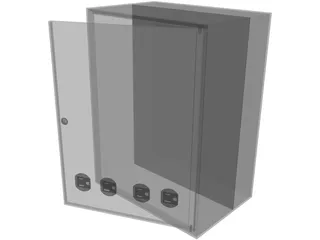 Electrical Box 3D Model preview
