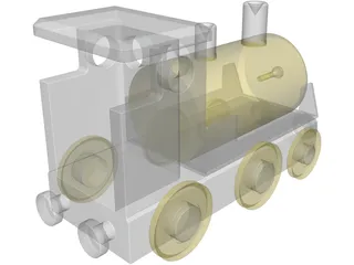 Locomotive 3D Model preview