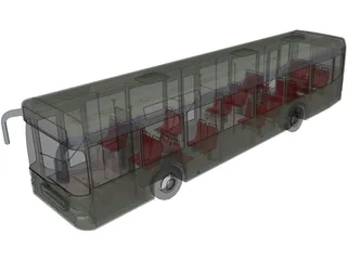 City Bus 3D Model preview