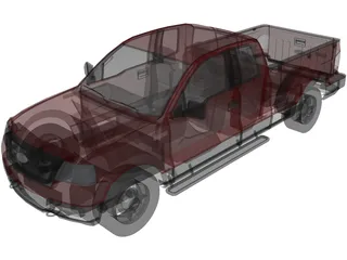 Ford F-150 Pickup 3D Model preview