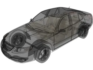 SAAB 9-5 3D Model preview