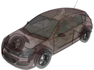 Opel Astra 3D Model preview