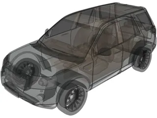 Land Rover Freelander 3D Model preview