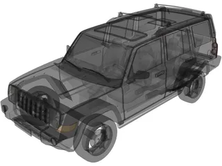 Jeep Commander 3D Model preview