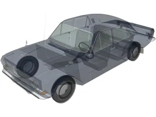 GAZ-24 Volga 3D Model preview