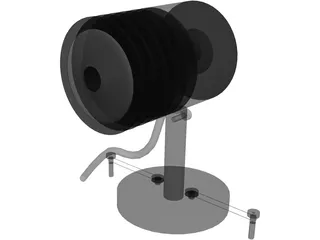 Laser Power Sensor 3D Model preview