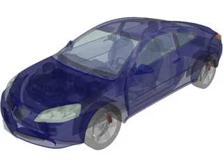 Pontiac G6 Coupe (2007) 3D Model preview