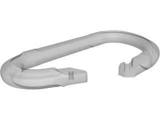 Safety Hook Manaraga 3D Model preview