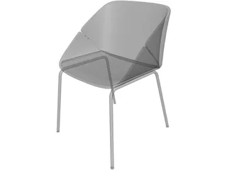 Knot Chair 3D Model preview