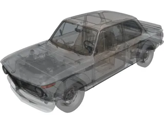 BMW 2002 Turbo 3D Model preview