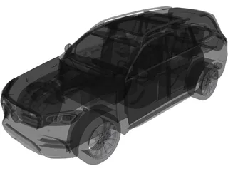 Mercedes-Benz GLS580 (2020) 3D Model preview