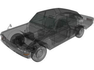 Toyota Crown (1967) 3D Model preview