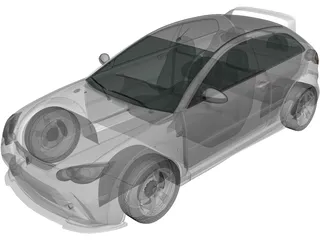 Proton Satria Nea 1.6 3D Model preview