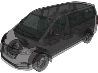 Hyundai Grand Starex (2018) 3D Model preview