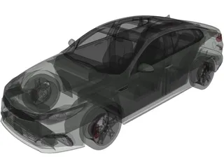 Kia Optima T-GDi (2019) 3D Model preview