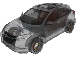 Honda HR-V (2017) 3D Model preview