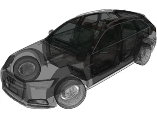 Audi A4 Allroad [B9] (2017) 3D Model preview