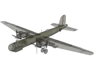 Heinkel HE-177 3D Model preview