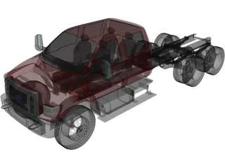 Ford F-650 Crew Cab 6x4 (2016) 3D Model preview