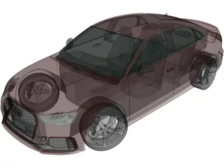Audi RS3 Sedan (2017) 3D Model preview